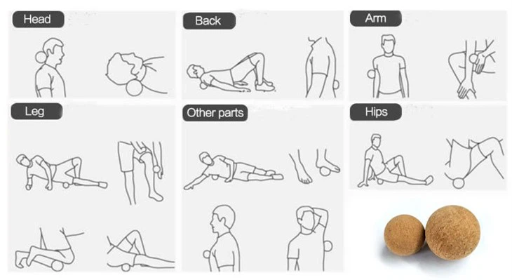 Cork Massage Ball 8 mm